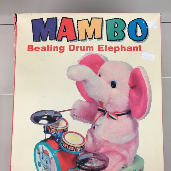 1980’s Collectable Mambo Drum Beating Elephant - Picture 1 of 7